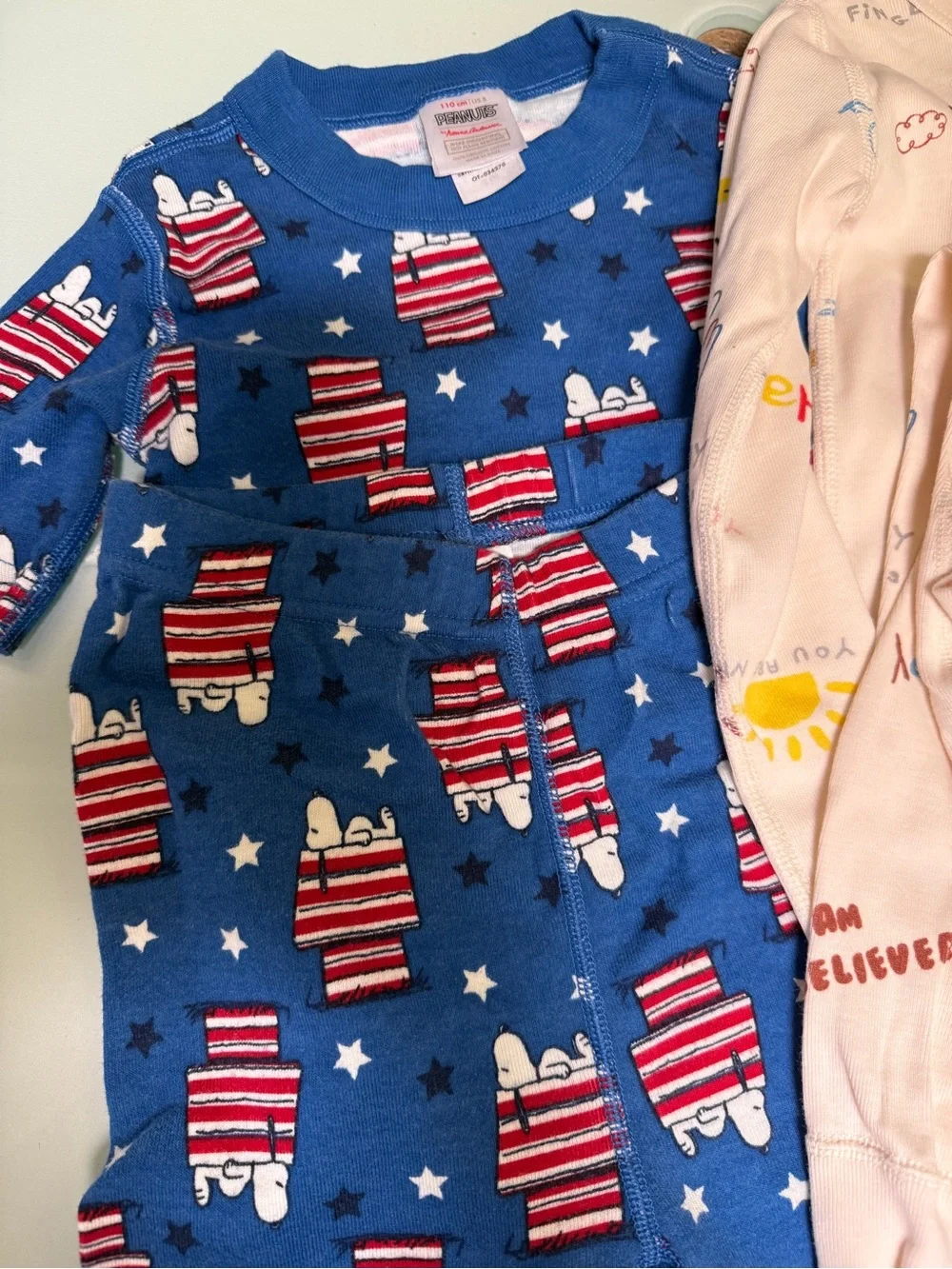 Hanna Andersson Kids' Green Baby Yoda Pajama Top